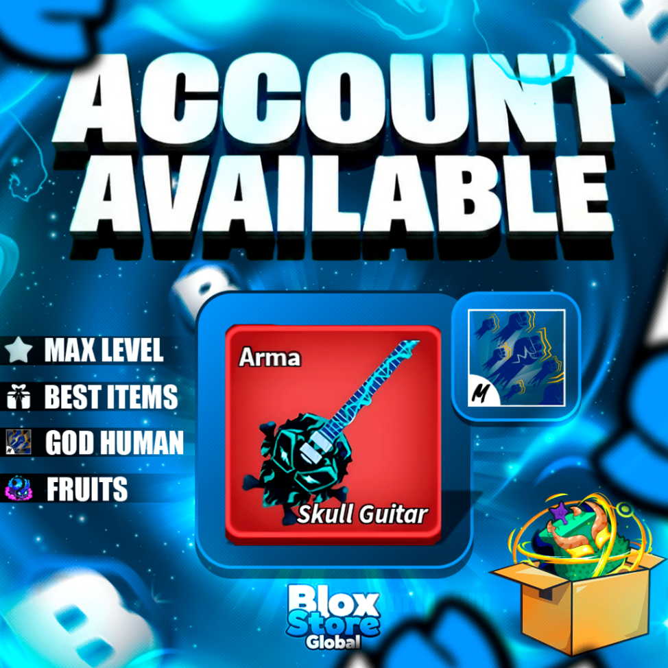 🎸 Max Level Account + Soul Guitar + God Human (Premium)